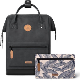 CABAIA Rugzak Adventurer Medium 18L - Computercompartiment 13" - Levenslange garantie - Zwart