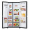 LG GSLC41EPPE - Amerikaanse koelkast - 635 liter - Ice & water dispenser - Essence matte black