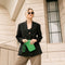 Telefoontasje Dames Crossbody - Selencia Telefoontasje Sports Luxe - Universeel Schoudertasje telefoon - Groen