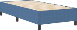 vidaXL - Bedframe - Blauw - 90x190 - cm - Corduroy - Stof