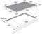 ATAG HI9271MV - Inductie kookplaat 90 cm - Bridge Induction - 11100 W