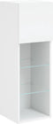 vidaXL - Tv-meubel - met - LED-verlichting - 30,5x30x90 - cm - wit
