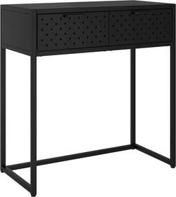 vidaXL - Wandtafel - 72x35x75 - cm - staal - zwart