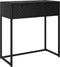 vidaXL - Wandtafel - 72x35x75 - cm - staal - zwart