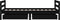 vidaXL - Kinderbedframe - met - lades - 80x160 - cm - massief - grenenhout - zwart