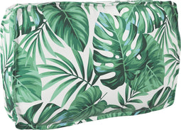 vidaXL - Ligbedkussen - voor - rugleuning - met - bladpatroon - 70x40x12 - cm - Oxford - stof