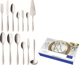 Villeroy & Boch Arthur Bestekset - 68 delig - Geborsteld RVS (68 stuks)