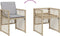 vidaXL - Tuinstoelen - 4 - st - met - kussens - poly - rattan - gemengd - beige
