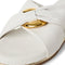 MARCO TOZZI 27133 - Dames Pantoffels - Leer en textiel - Wit - MAAT 38
