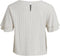 Vila Vikulia - T-shirt 2/4 Detail - Maat 36 - Natural Melange/black