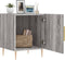 vidaXL - Nachtkastje - 40x40x50 - cm - bewerkt - hout - grijs - sonoma - eikenkleurig