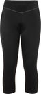 VAUDE Active 3/4 Broek Dames, zwart Maat EU 40