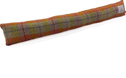 Tochtstopper Paars Oranje - Harris Tweed - Verzwaard - 95-100 cm - Handgemaakt in Schotland - Caroline Wolfe Murray