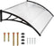 tectake® Deurluifel - Luifel Voordeur - Weerbestendig - 120x93 cm