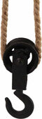 Benson Katrol - Hijshaak - Ø 120 mm met Haak - Zwart Gietijzer
