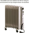 Plein Air Elektrische Olieradiator ERC2-2009 - 9 verwarmingselementen - 2000 W \\u2013 tot 20 m\\u00b2 - Regelbare kamerthermostaat