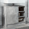 vidaXL - Wastafelkast - 63x29x55 - cm - bewerkt - hout - betongrijs