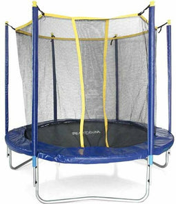 Trampoline - 182 cm - veiligheidsnet - blauw - tot 50 kg