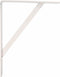 AMIG Plankdrager/planksteun van metaal - gelakt wit - H500 x B325 mm - boekenplank steunen - tot 185 kg
