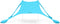 G-RAFFA Strandtent - Schaduwdoek 2x2m - Lichtgewicht UPF 50+ Zonnescherm Ocean Blue