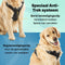Jake & Jacky Hondentuigje - Anti-Trek Tuig - Y Tuig Hond - Reflecterend - Zwart - Maat XL