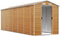 vidaXL - Tuinschuur - 191x555x198 - cm - gegalvaniseerd - staal - lichtbruin