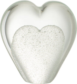 J-Line presse-papier Hart - glas - wit - small