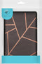imoshion E-reader Hoesje - Geschikt voor Kobo Libra H2O - Design Slim Hard Case Sleepcover Bookcase met stand - Black Graphic