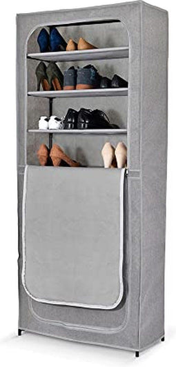 jobgar Double Shoe Rack Wardrobe with Cover