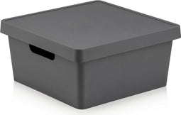 Opbergbak met Deksel Confortime Vierkant Met deksel 10 L