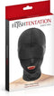 Fetish Tentation - Bondage Masker - Verstevigde Blinddoek - Vrije Mond - Zwart