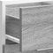 vidaXL - Onderkast - 40x46x81,5 - cm - bewerkt - hout - grijs - sonoma - eikenkleurig