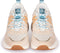 POSH by Poelman CAROCEL - Dames sneakers - Chunky zool 4 cm - Beige (37)