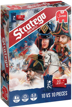 Jumbo Stratego Quick Battle - Bordspel - 2 spelvarianten (Barrage en Duel)