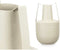 Vaas Met handvatten Lichtbruin Staal 14 x 24 x 14 cm (6 Stuks)