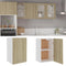 vidaXL - Hangkast - Lyon - 39,5x31x60 - cm - bewerkt - hout - sonoma - eikenkleurig