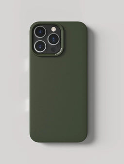 Nudient Thin - Soft Case - MagSafe geschikt en krasbestendig - Groen