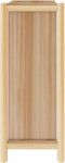 vidaXL - Schoenenkast - 57,5x33x80 - cm - bewerkt - hout