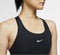 Nike W NK DF SWSH 1PP BRA BV3636 - Medium Support Sportbeha - Zwart - M