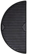 The Bastard - Half Moon Griddle - Gietijzeren grillplaat 54 cm - Zwart