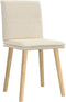 vidaXL - Eetkamerstoelen - 2 - st - linnen