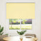 vidaXL - Rolgordijn - verduisterend - 130x130 - cm - stofbreedte - 126,6 - cm - geel