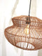 GOOD&MOJO Hanglamp Zanzibar - Rotan Zwart - Ø40x30cm - Modern - Hanglampen Eetkamer, Slaapkamer, Woonkamer