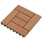 vidaXL - Terrastegels - 11 - stuks - 30 - x - 30 - cm - WPC - 1 - m2 - bruin