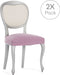 Stoelhoes Eysa BRONX Roze 50 x 5 x 50 cm 2 Stuks