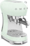 Smeg ECF02PGEU - Espressomachine - 15 bar - Watergroen