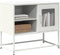 vidaXL - Tv-meubel - 68x39x60,5 - cm - staal - wit