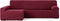 Hoes voor chaise longue met lange armleuning links Eysa JAZ Bordeaux 180 x 120 x 360 cm