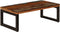 vidaXL - Salontafel - 100x50x35 - cm - massief - gerecycled - hout - en - staal