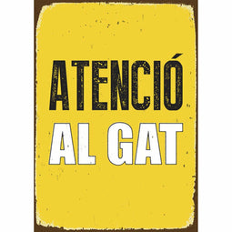 Plaat Magnet & Steel – Kattenthema – Uniek en Functioneel Decor